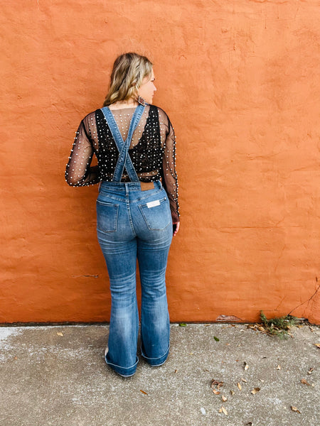 Flare overall jeans #jb109