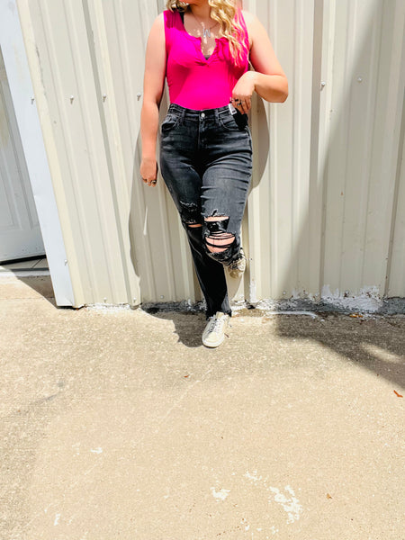 Destroy &shark bite jeans #jb114