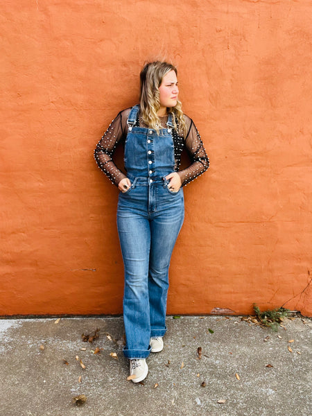 Flare overall jeans #jb109