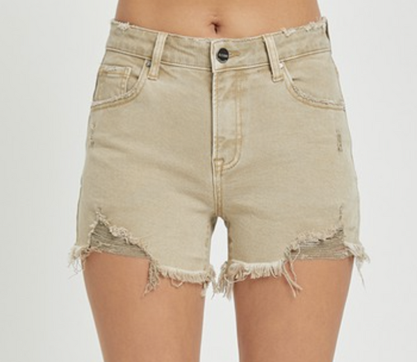 Risen Khaki shorts #s290
