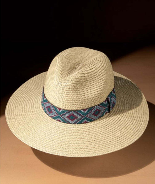 Summer Hat with Colorful Band #H106
