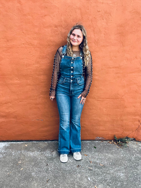 Flare overall jeans #jb109
