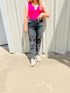 Destroy &shark bite jeans #jb114