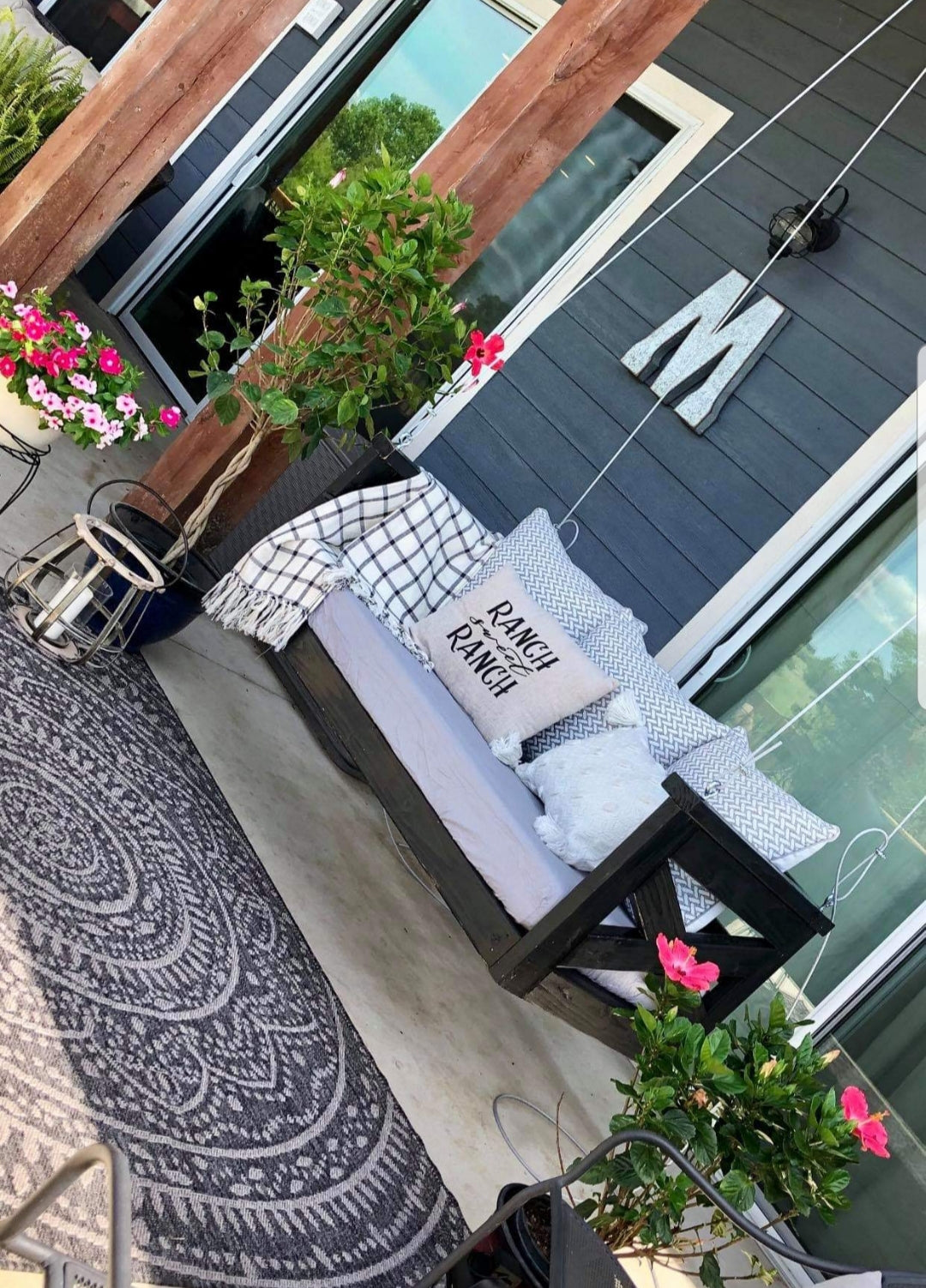 Porch Swing NOT AVAILABLE FOR SHIPPING Located in Farmersville, TX