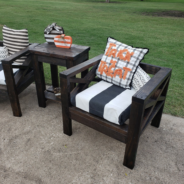 Custom Patio Set NOT AVAILABLE FOR SHIPPING Located in Farmersville, TX