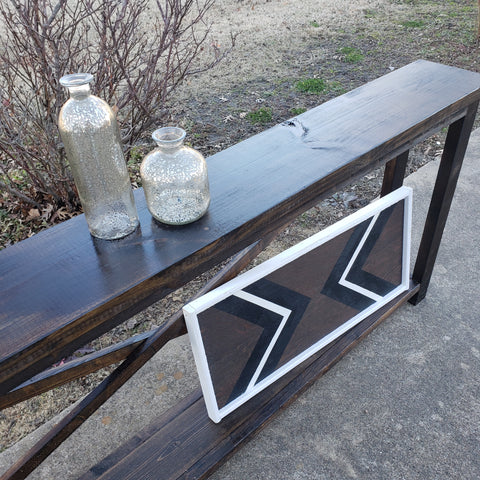 Sofa Table NOT AVAILABLE FOR SHIPPING Located in Farmersville, TX