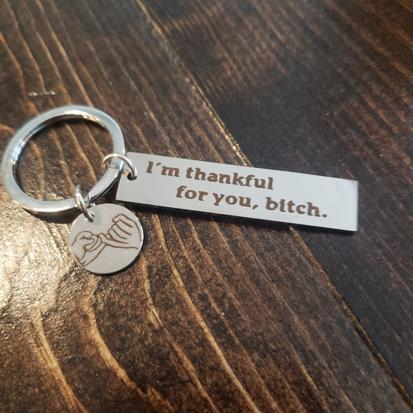 Sassy Metal Keychains #KC5