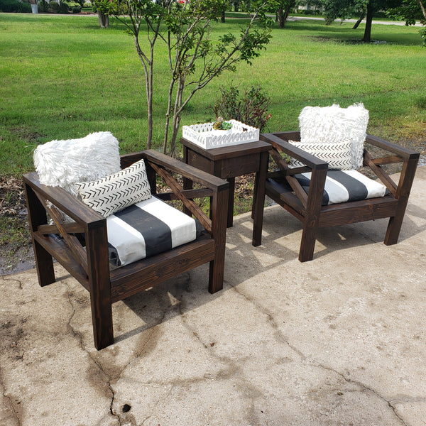 Custom Patio Set NOT AVAILABLE FOR SHIPPING Located in Farmersville, TX