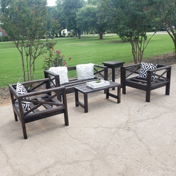 Custom Patio Set NOT AVAILABLE FOR SHIPPING Located in Farmersville, TX