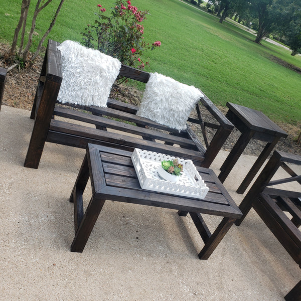 Custom Patio Set NOT AVAILABLE FOR SHIPPING Located in Farmersville, TX