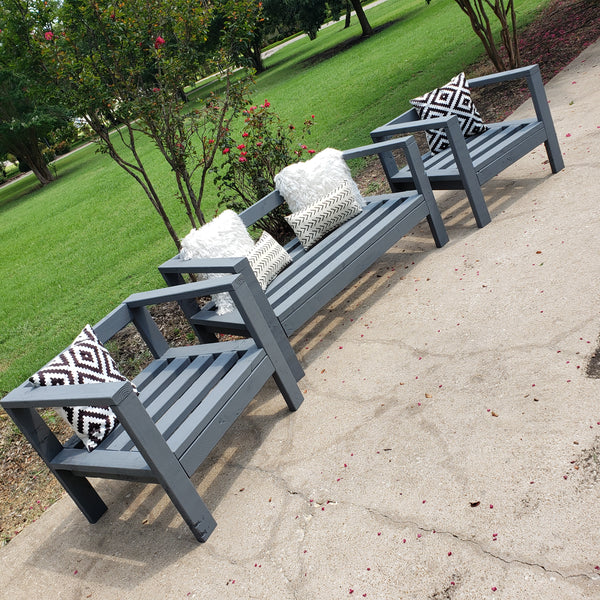 Custom Patio Set NOT AVAILABLE FOR SHIPPING Located in Farmersville, TX