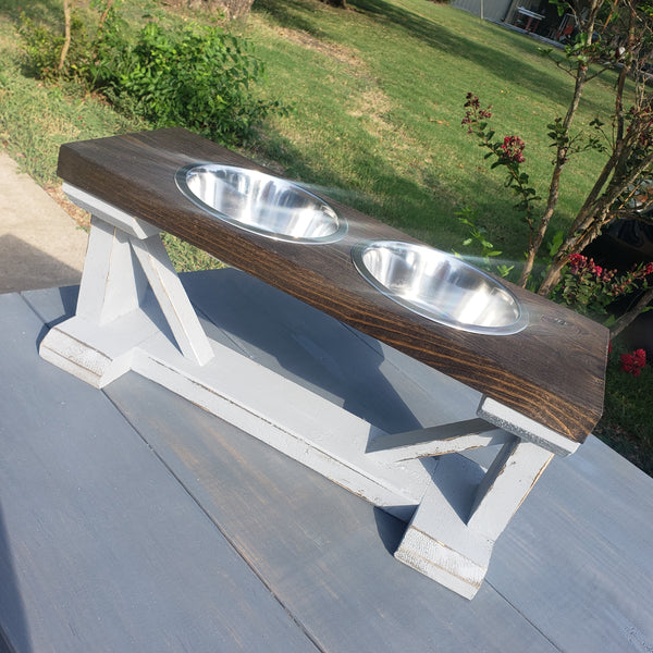 Dog Bowl Stand Set