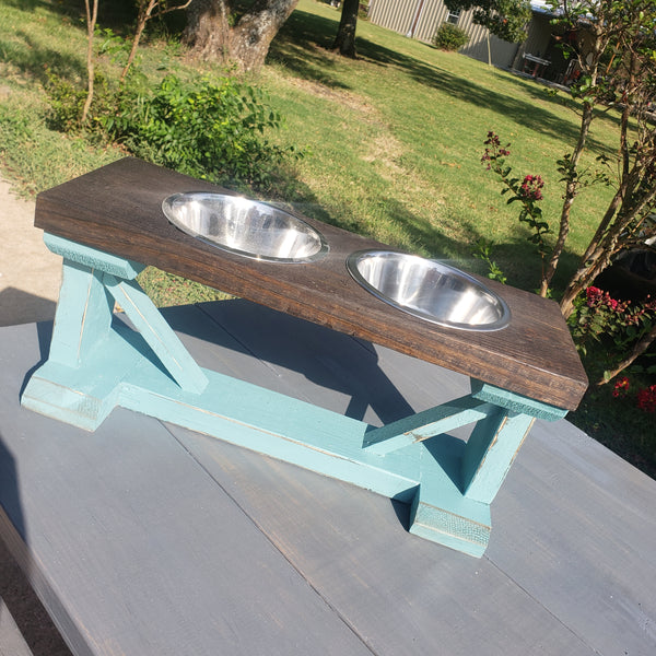 Dog Bowl Stand Set