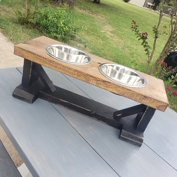 Dog Bowl Stand Set