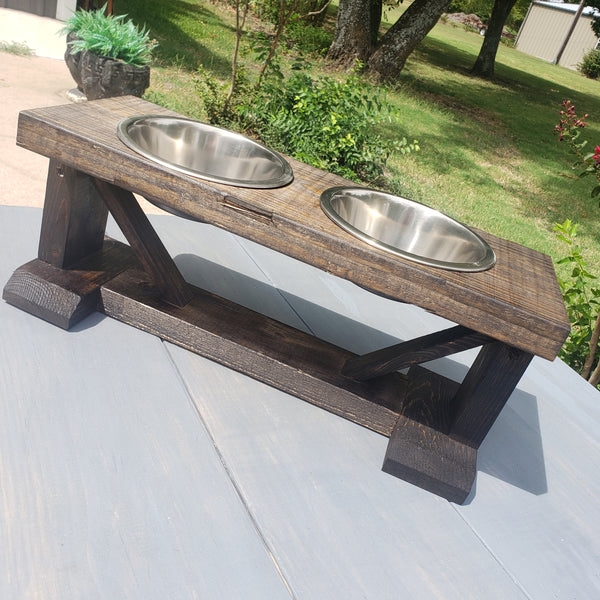 Dog Bowl Stand Set