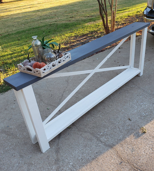 Sofa Table NOT AVAILABLE FOR SHIPPING Located in Farmersville, TX