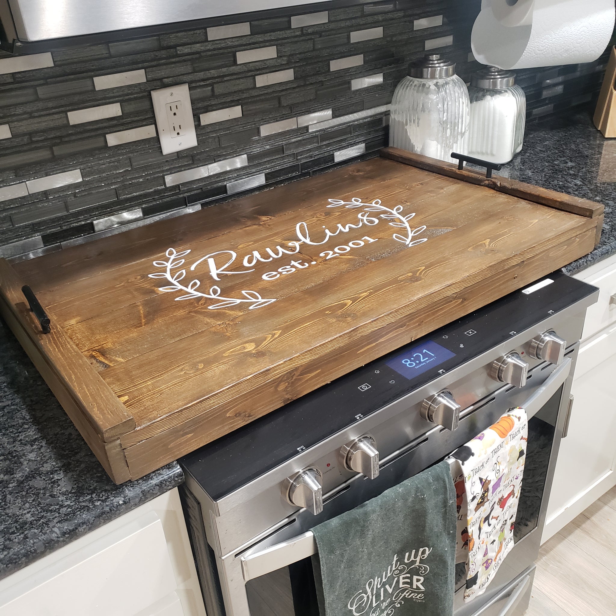 Custom Built Stove Cover