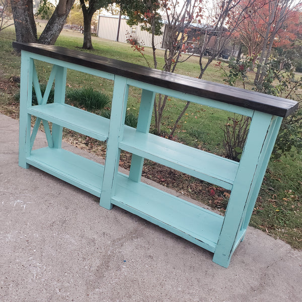 Custom Built Entry Table NOT AVAILABLE FOR SHIPPING Located in Farmersville, TX