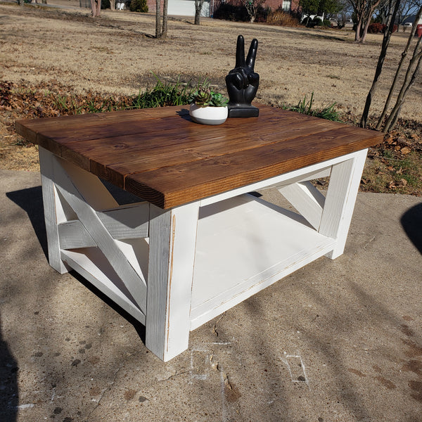 4x4 Coffee Table NOT AVAILABLE FOR SHIPPING Located in Farmersville, TX