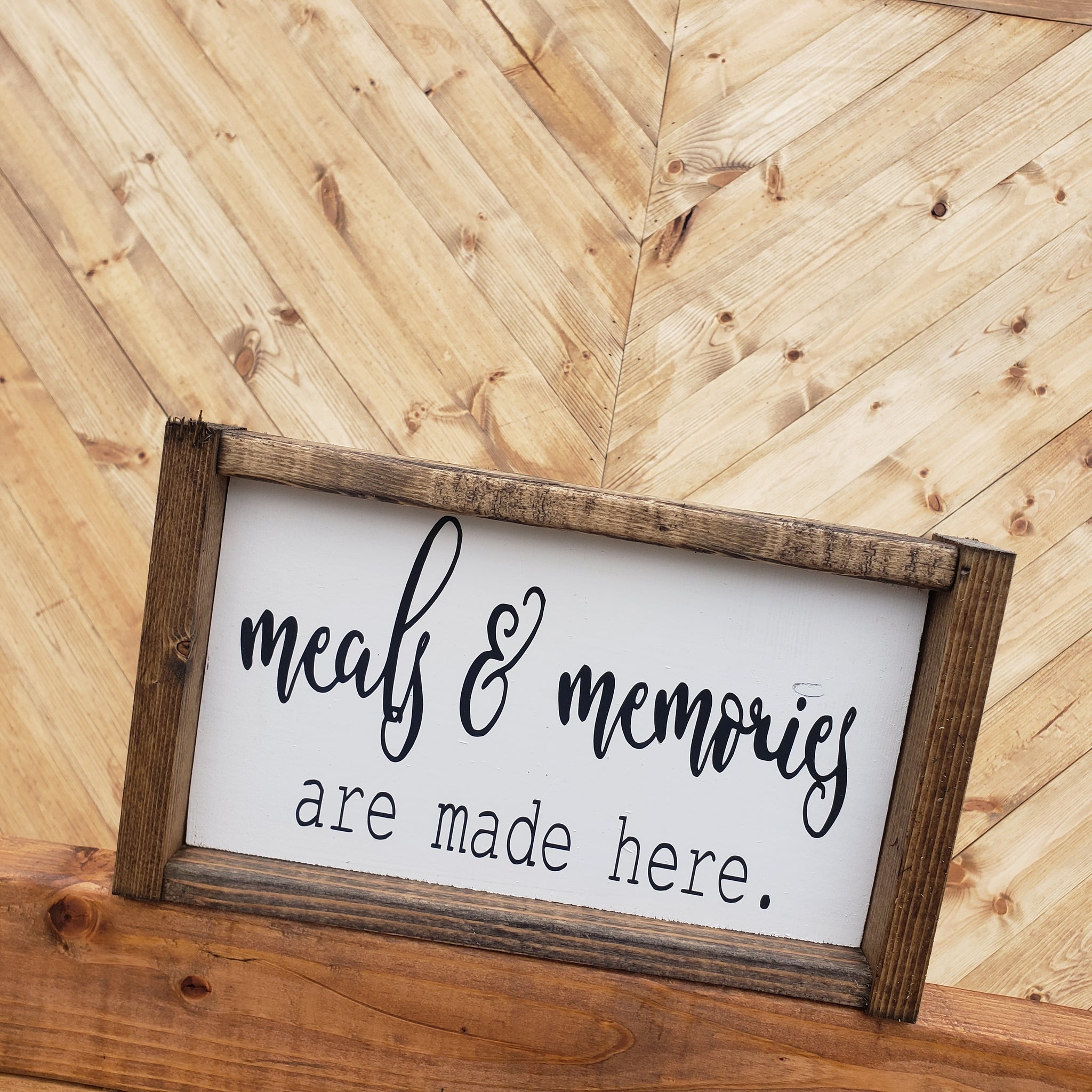 Meals & Memories Sign