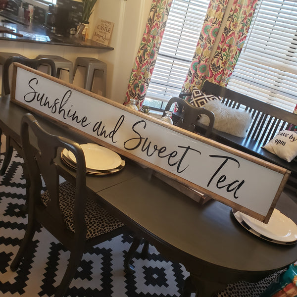 Sunshine & Sweet Tea Sign NOT AVAILABLE FOR SHIPPING