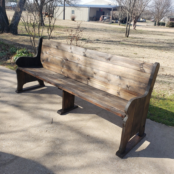Church Pew NOT AVAILABLE FOR SHIPPING Located in Farmersville, Tx