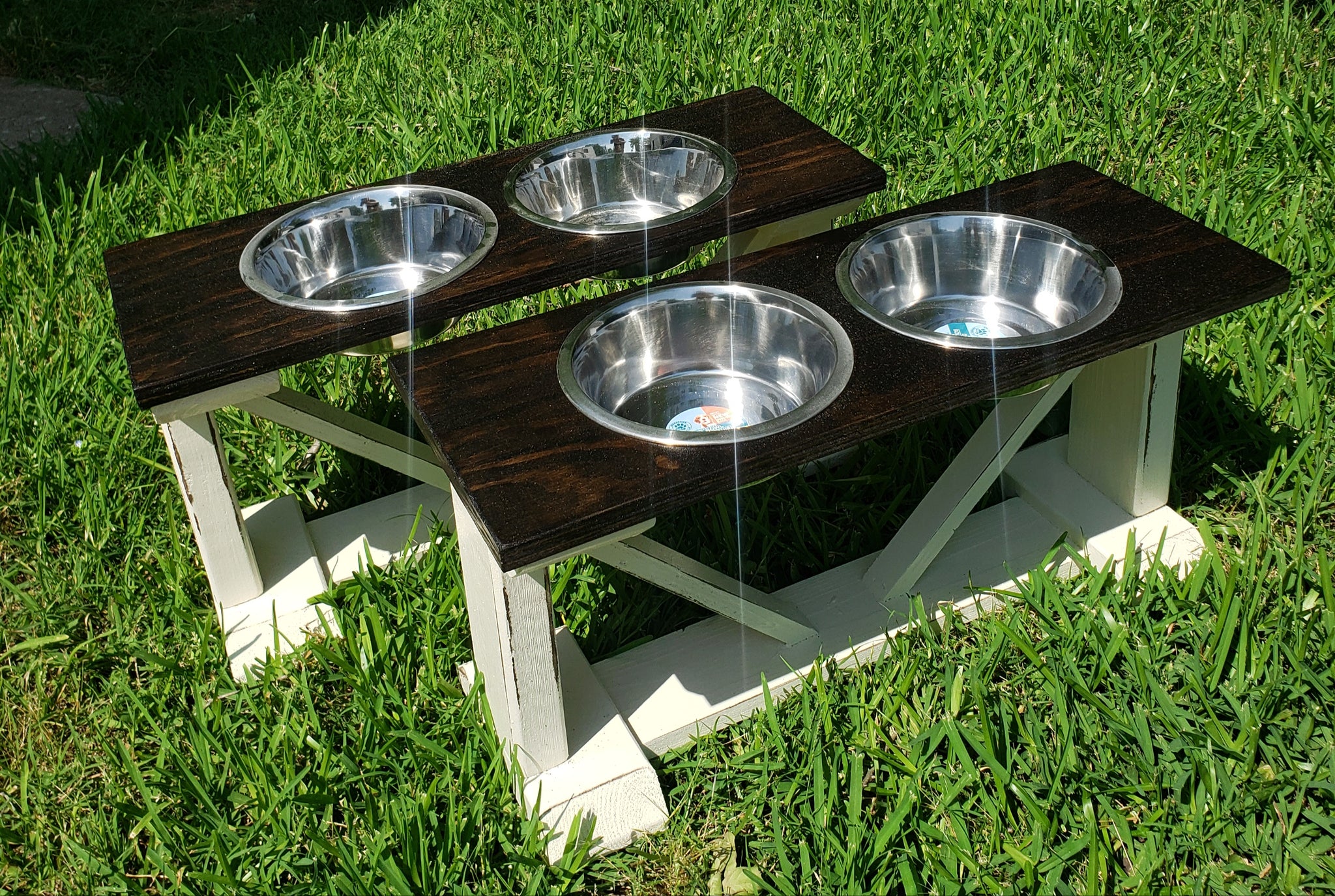 Dog Bowl Stand Set