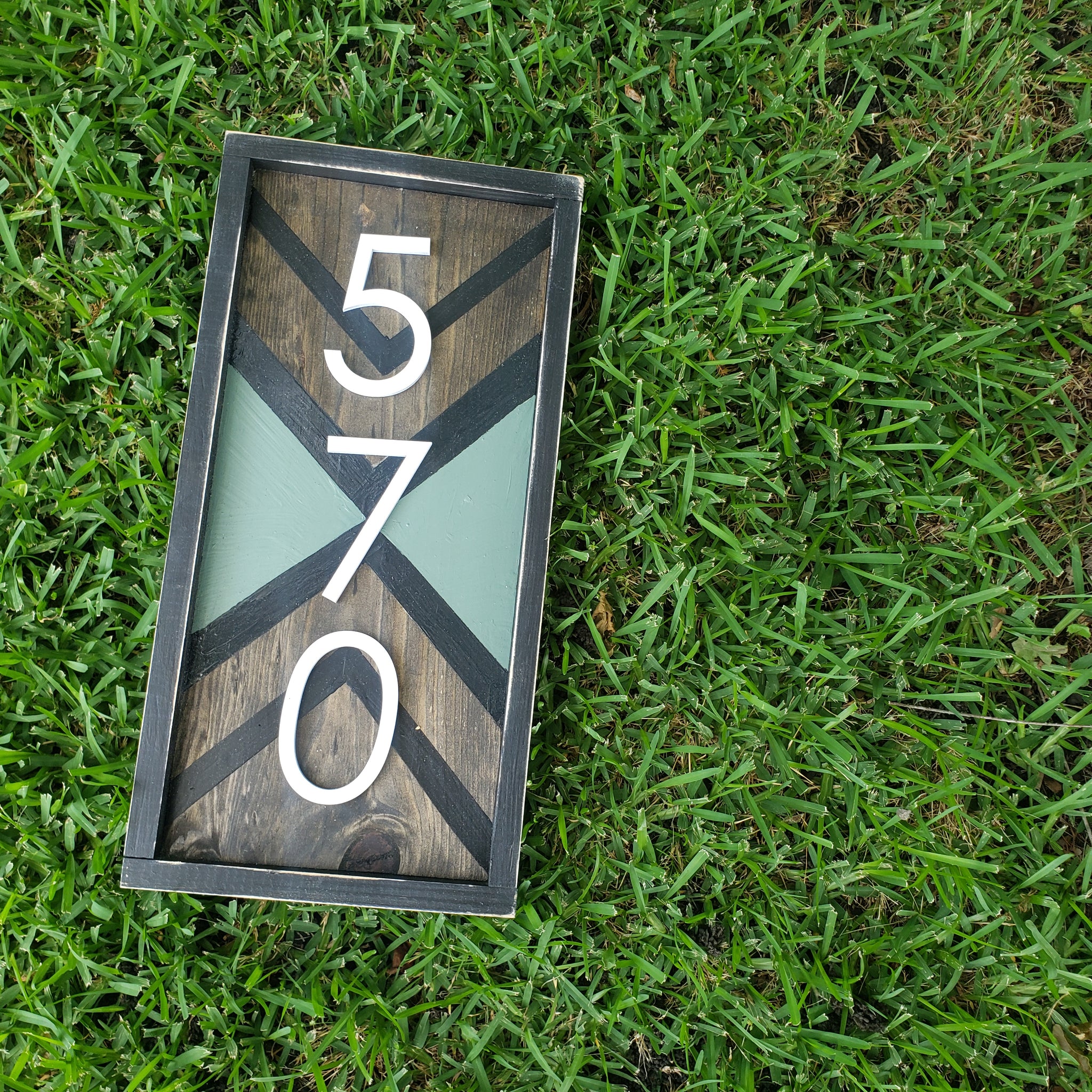 Front Porch House Number Sign