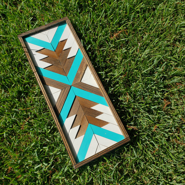 Teal Aztec Decor #ETW8863