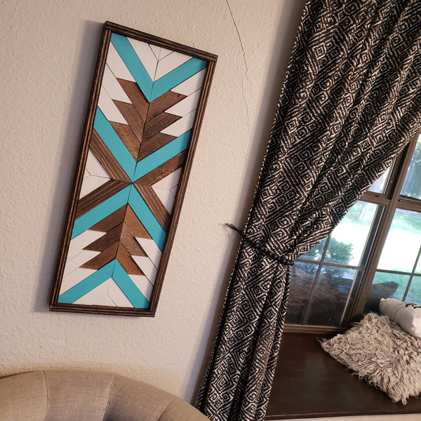 Teal Aztec Decor #ETW8863