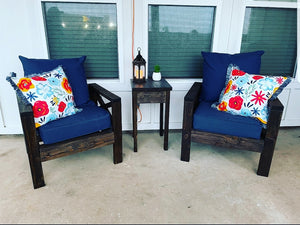 Custom Patio Set NOT AVAILABLE FOR SHIPPING Located in Farmersville, TX