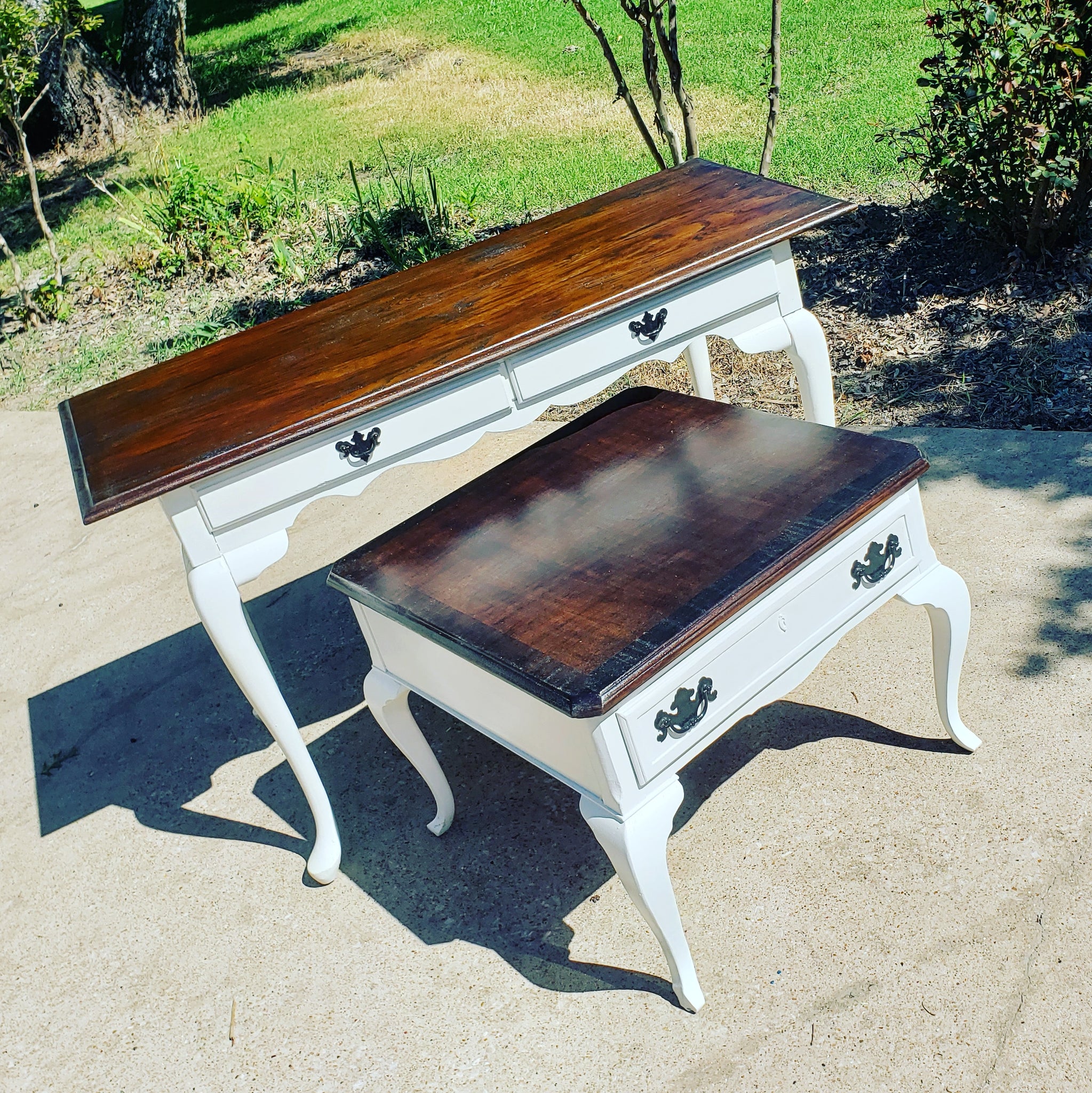 Side Table w/ Drawer #3457 NOT AVAILABLE FOR SHIPPING Located in Farmersville, TX