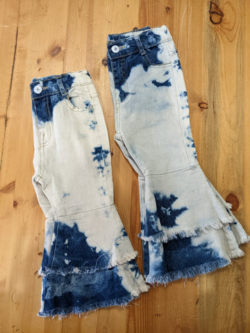 Bleached Kids Bell Bottoms #TJ11