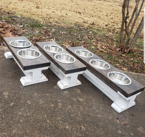 Dog Bowl Stand Set