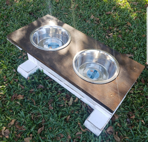 Dog Bowl Stand Set