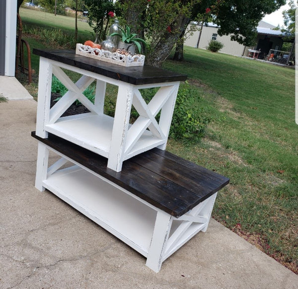Coffee Table & Side Table Set NOT AVAILABLE FOR SHIPPING Located in Farmersville, TX