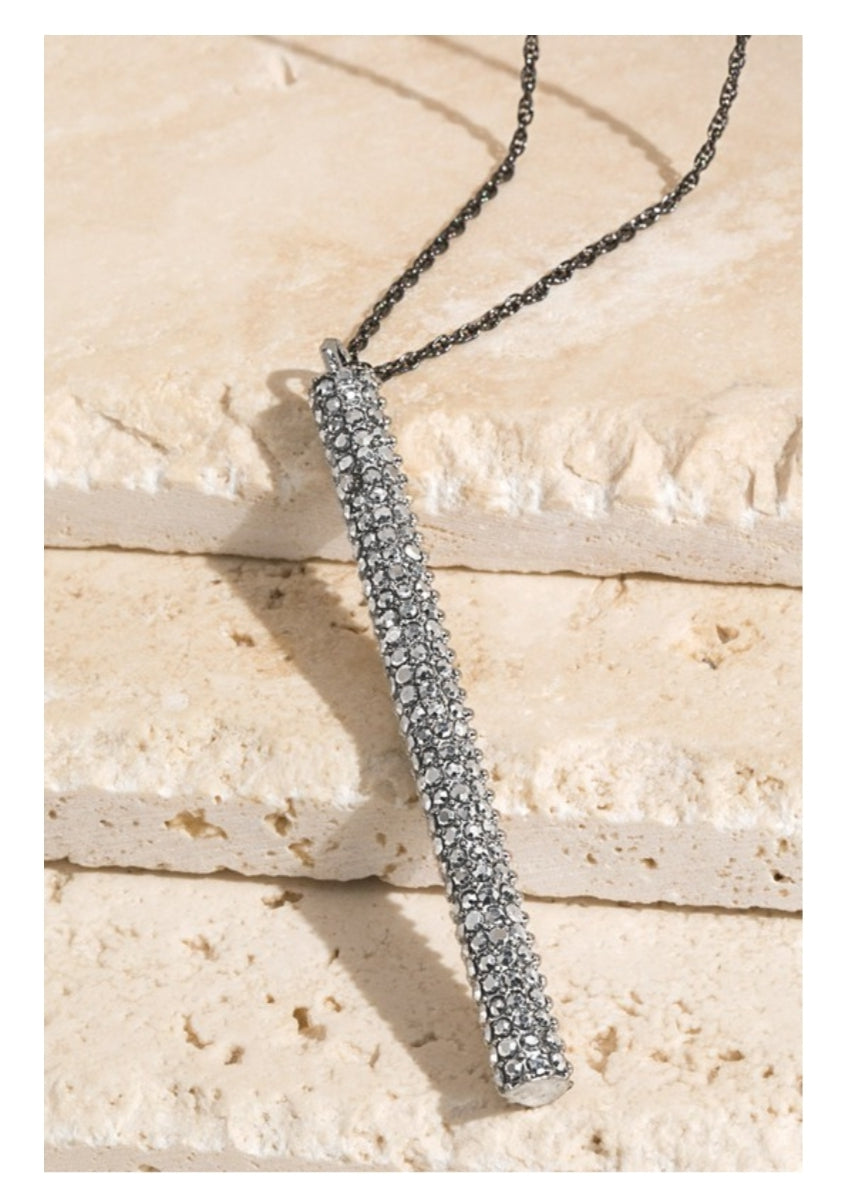 Long Pave Necklace #562