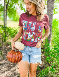 Autumn Floral Tee #643