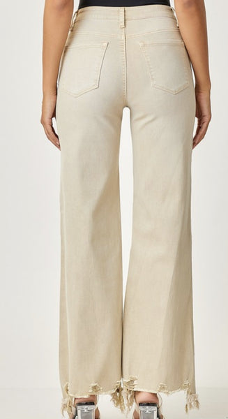 KHAKI Risen high rise jeans #s178