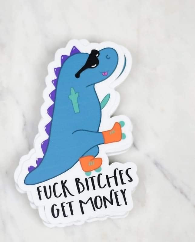 Fuck Bitches Get Money Sticker #ST10
