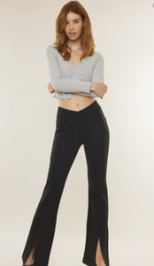 Black Low Rise Pants #S177