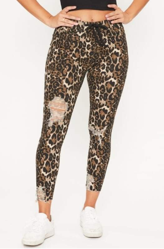 Leopard Joggers