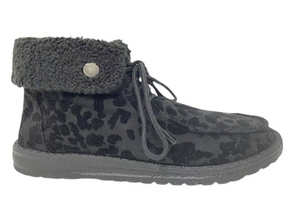 Black Leopard Shoes #GJ101