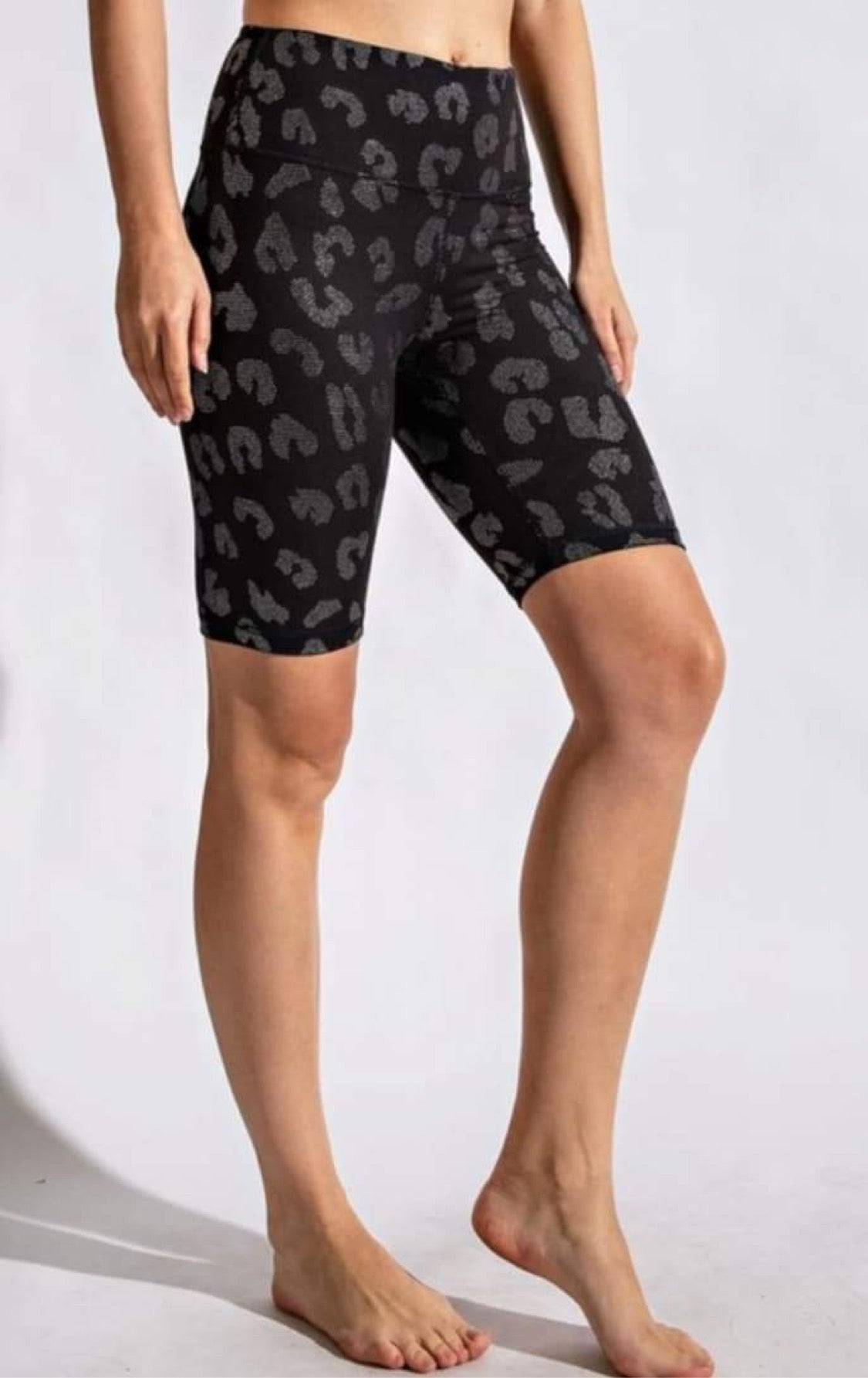 Leopard Biker Shorts