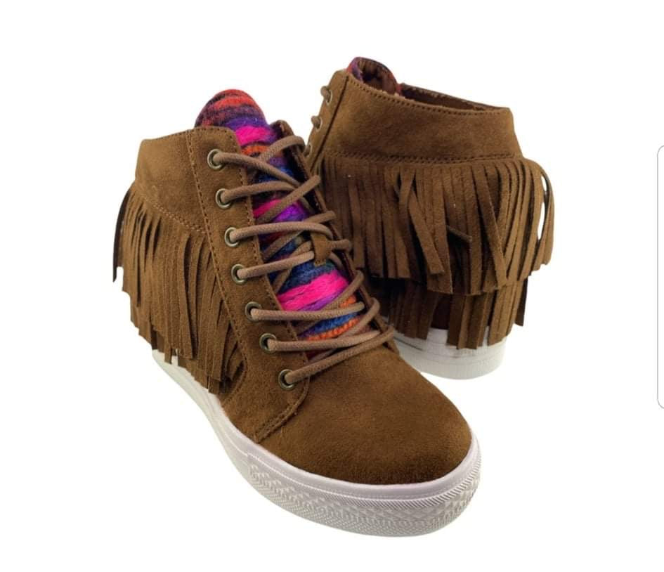 Fringe Serape Booties