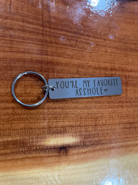Sassy Metal Keychains #KC5