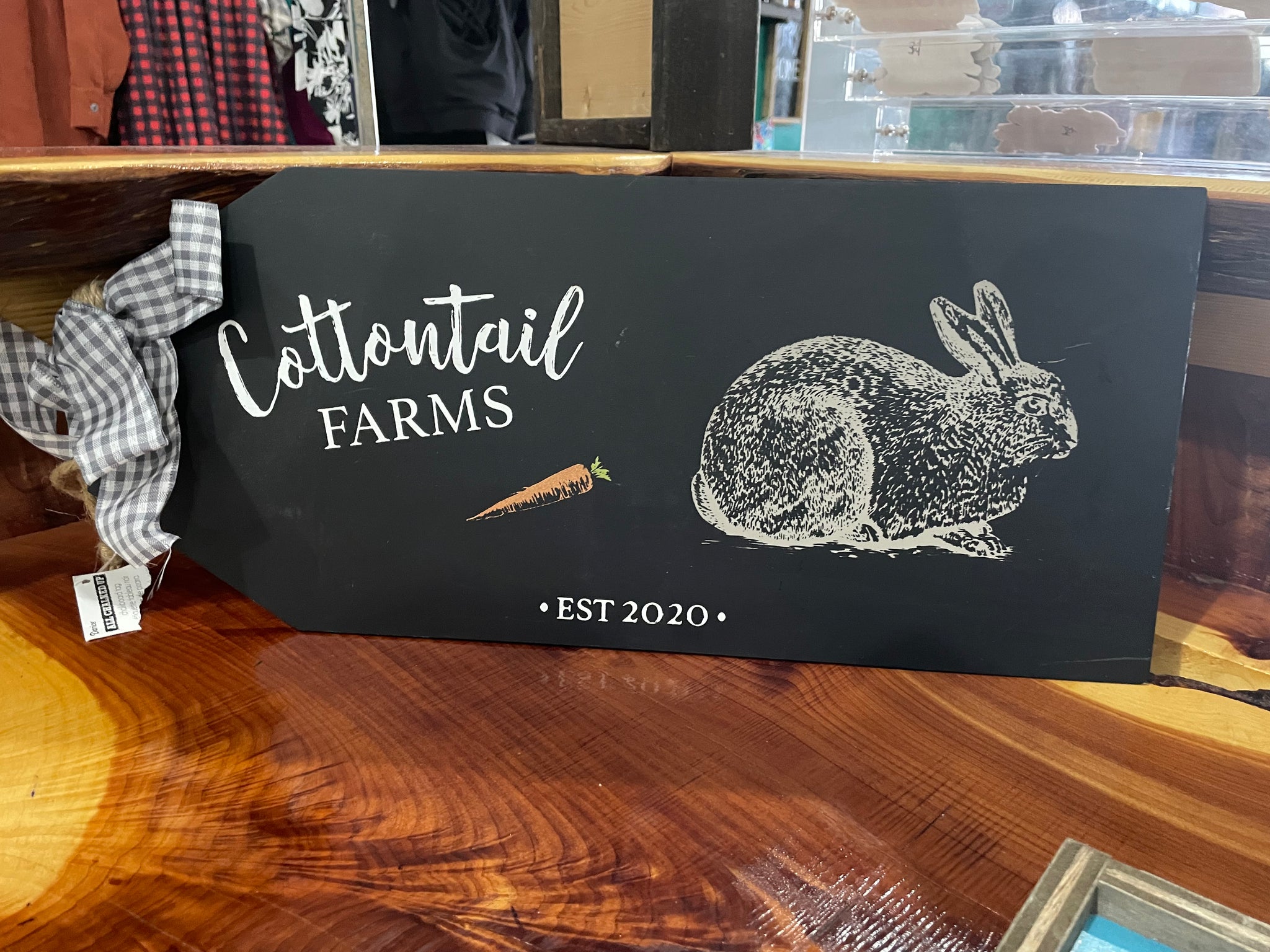 Cottontail Farms Sign