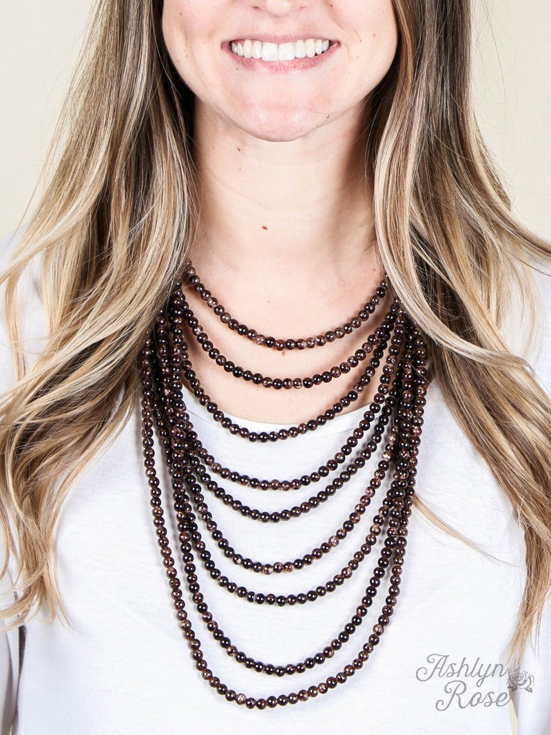 Layered Beaded Necklace #JW114